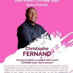 La jeunesse s’engage pour Cayenne. Avec Christophe Fernand, c’est une nouvelle génération qui choisit d’agir ici, pour a…