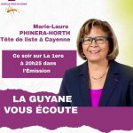 Ce soir à 20h25 sur Guyane La 1ère Retrouvez Marie-Laure Phinera-Horth, tête de liste à Cayenne, dans l’émission La Guya…